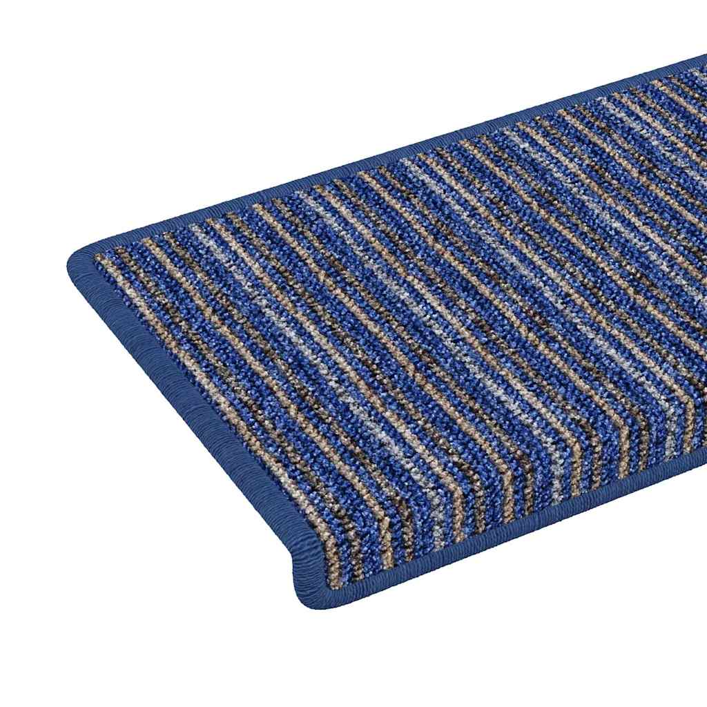 Tappetini per scale autoadesivi 15 pz 65 x 21 x 4 cm Non-Slip