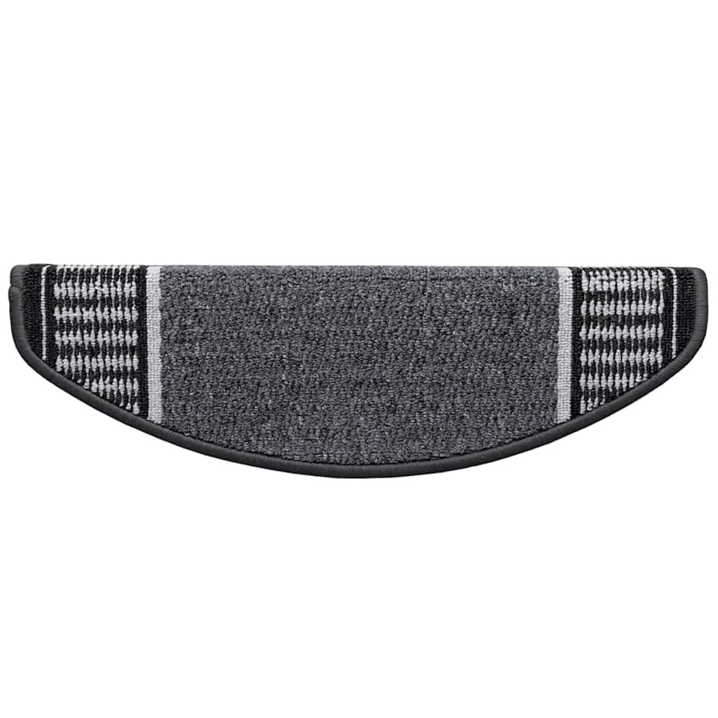 Tappetini per scale autoadesivi 15 pz 65 x 21 x 4 cm Non-Slip