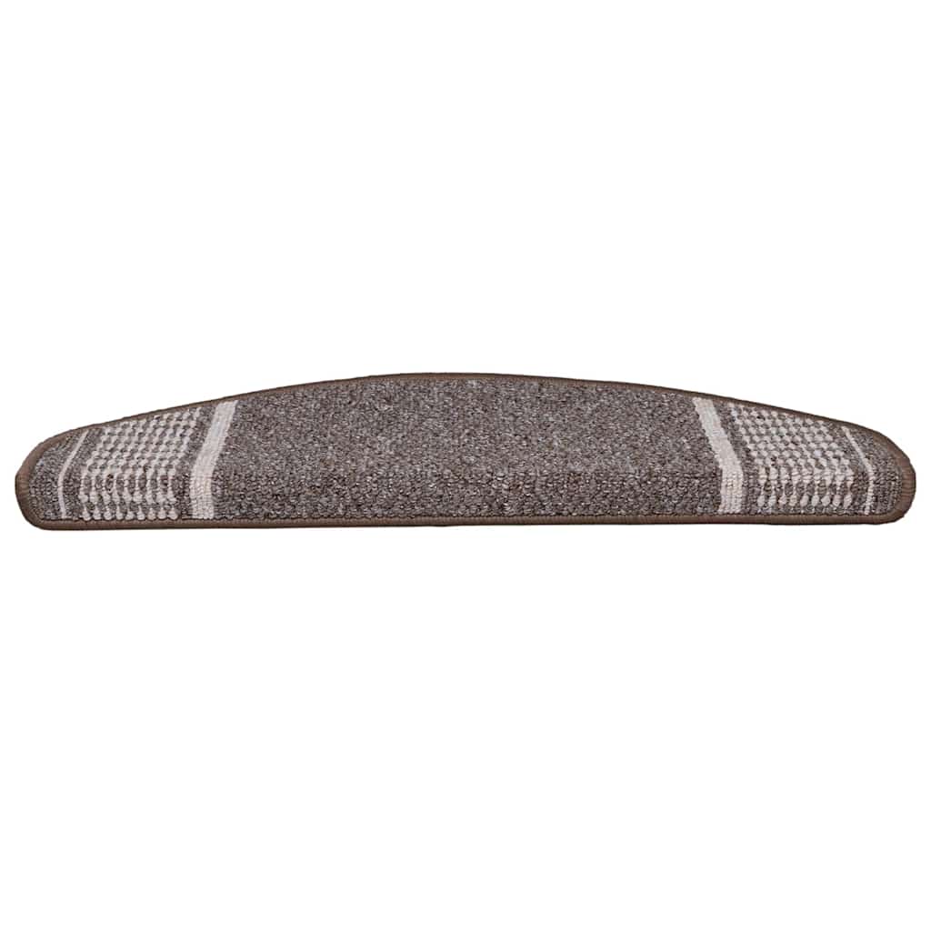 Tappetini per scale autoadesivi 15 pz 65 x 21 x 4 cm Non-Slip