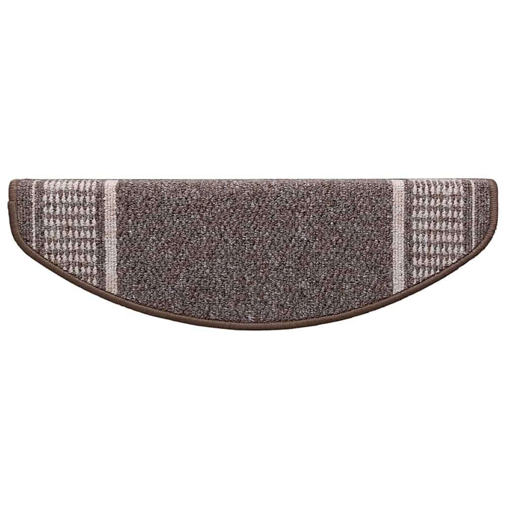 Tappetini per scale autoadesivi 15 pz 65 x 21 x 4 cm Non-Slip