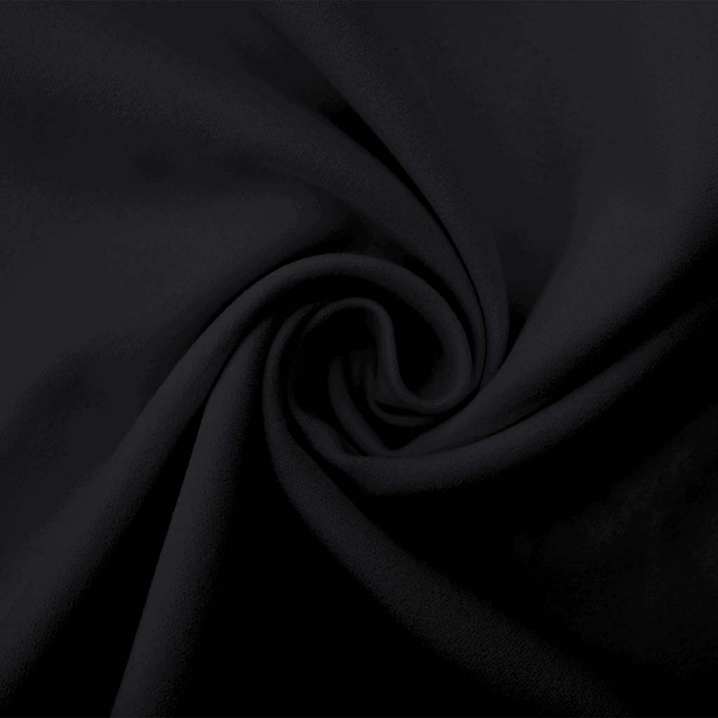 Asciugamani Sportivi 2 pz Nero 50 x 30 cm