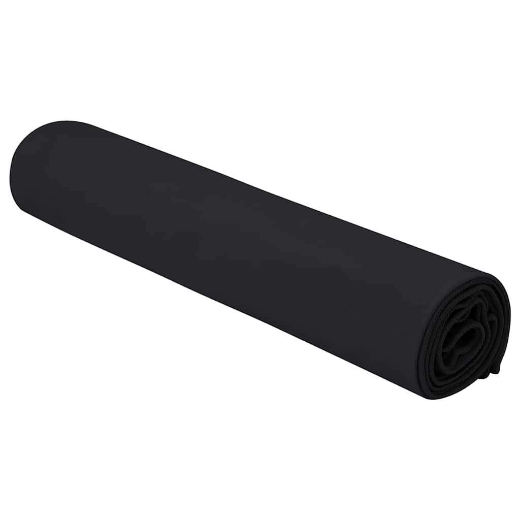 Asciugamani Sportivi 2 pz Nero 140 x 70 cm