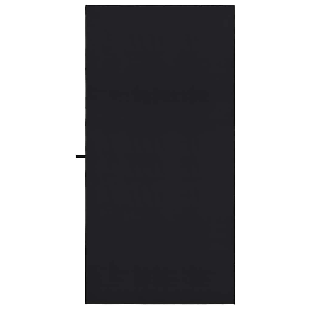 Asciugamani Sportivi 2 pz Nero 180 x 90 cm