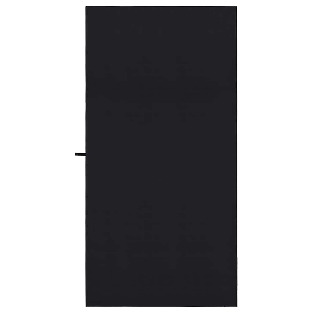Asciugamani Sportivi 2 pz Nero 200 x 100 cm