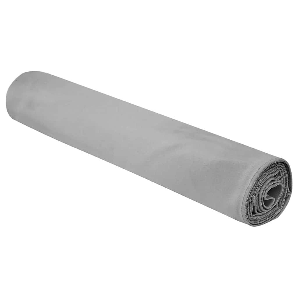 Asciugamani Sportivi 2 pz Grigio scuro 90 x 180 cm