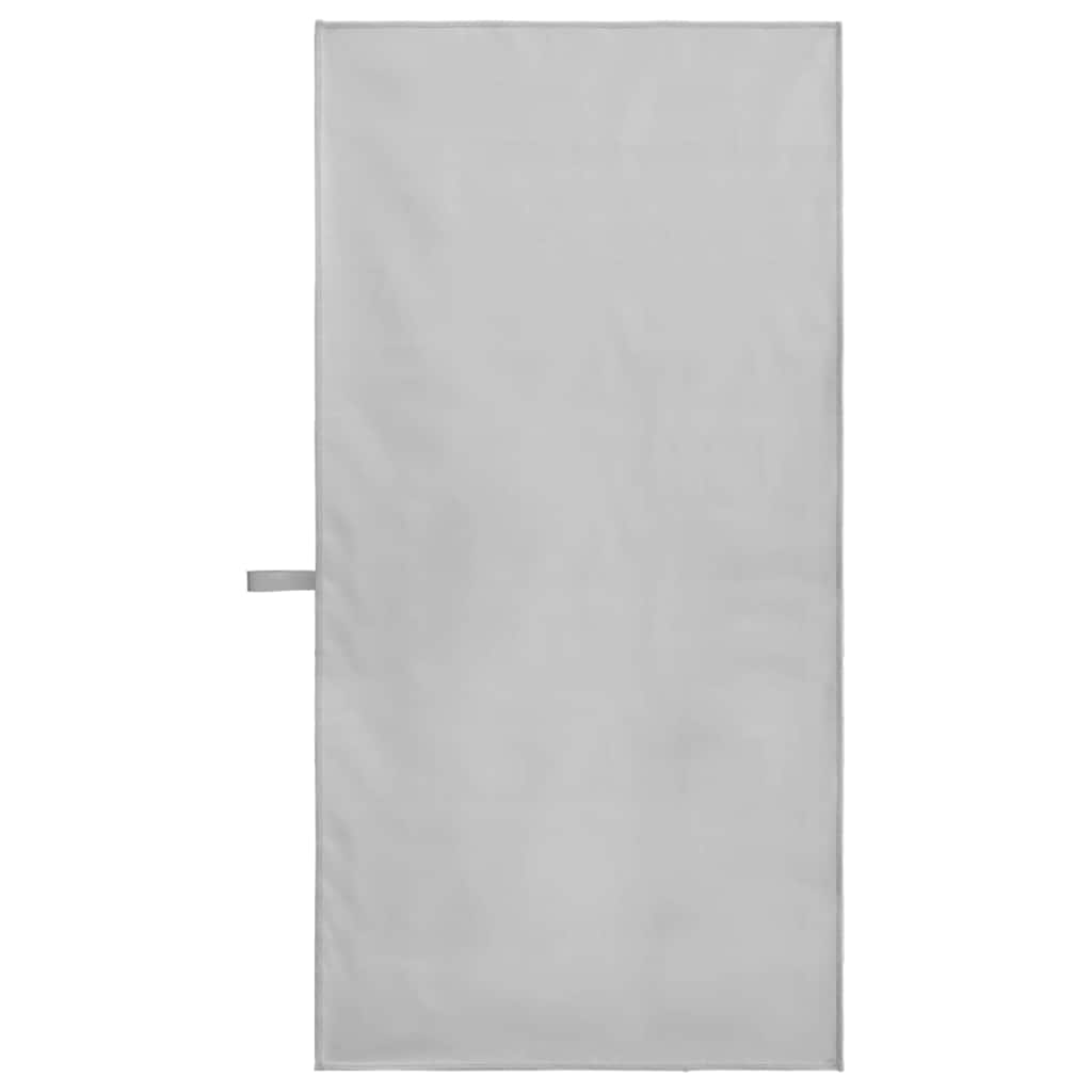 Asciugamani Sportivi 2 pz Grigio 100 x 50 cm