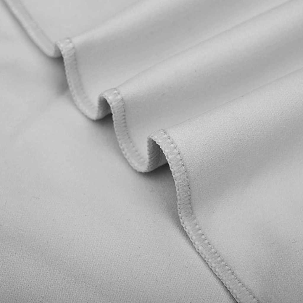 Asciugamani Sportivi 2 pz Grigio 100 x 50 cm