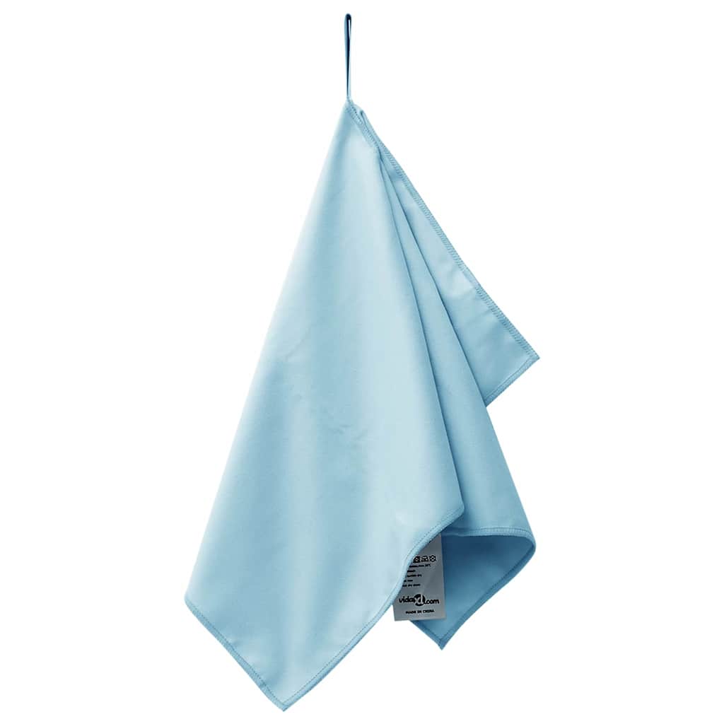 Asciugamani Sportivi 2 pz Blu 50 x 30 cm