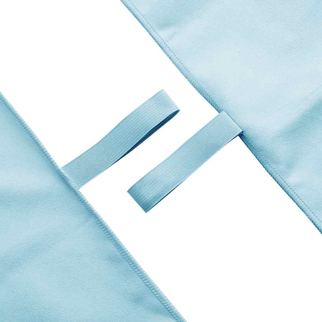Asciugamani Sportivi 2 pz Blu 140 x 70 cm