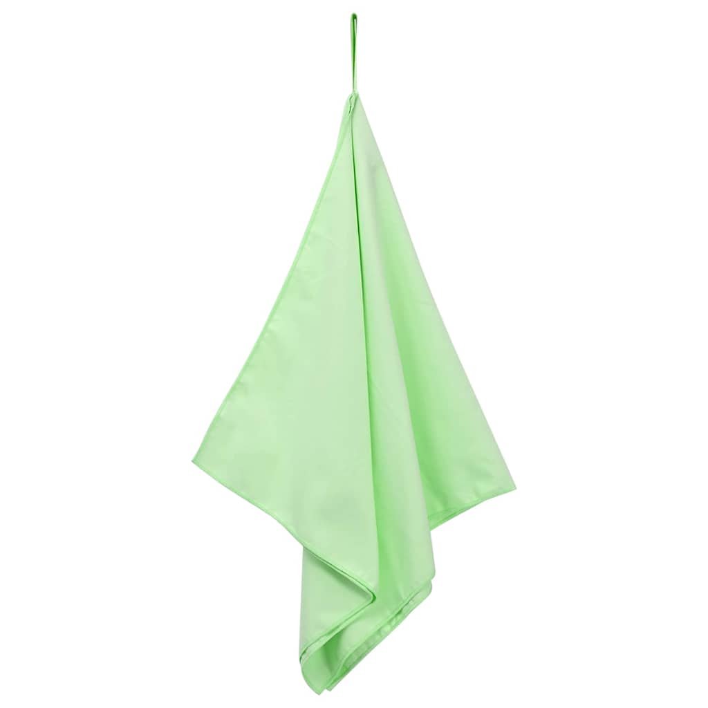 Asciugamani Sportivi 2 pz Verde 100 x 50 cm
