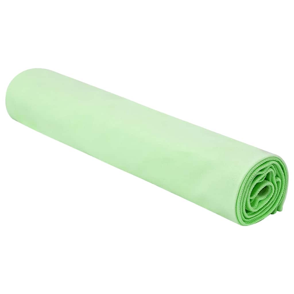 Asciugamani Sportivi 2 pz Verde 140 x 70 cm
