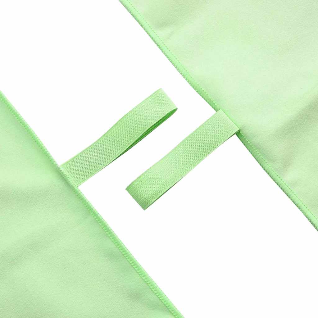 Asciugamani Sportivi 2 pz Verde 140 x 70 cm