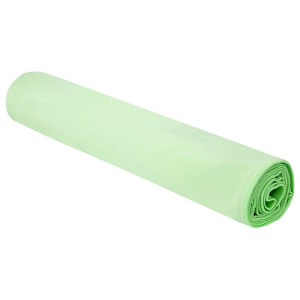 Asciugamani Sportivi 2 pz Verde 180 x 90 cm