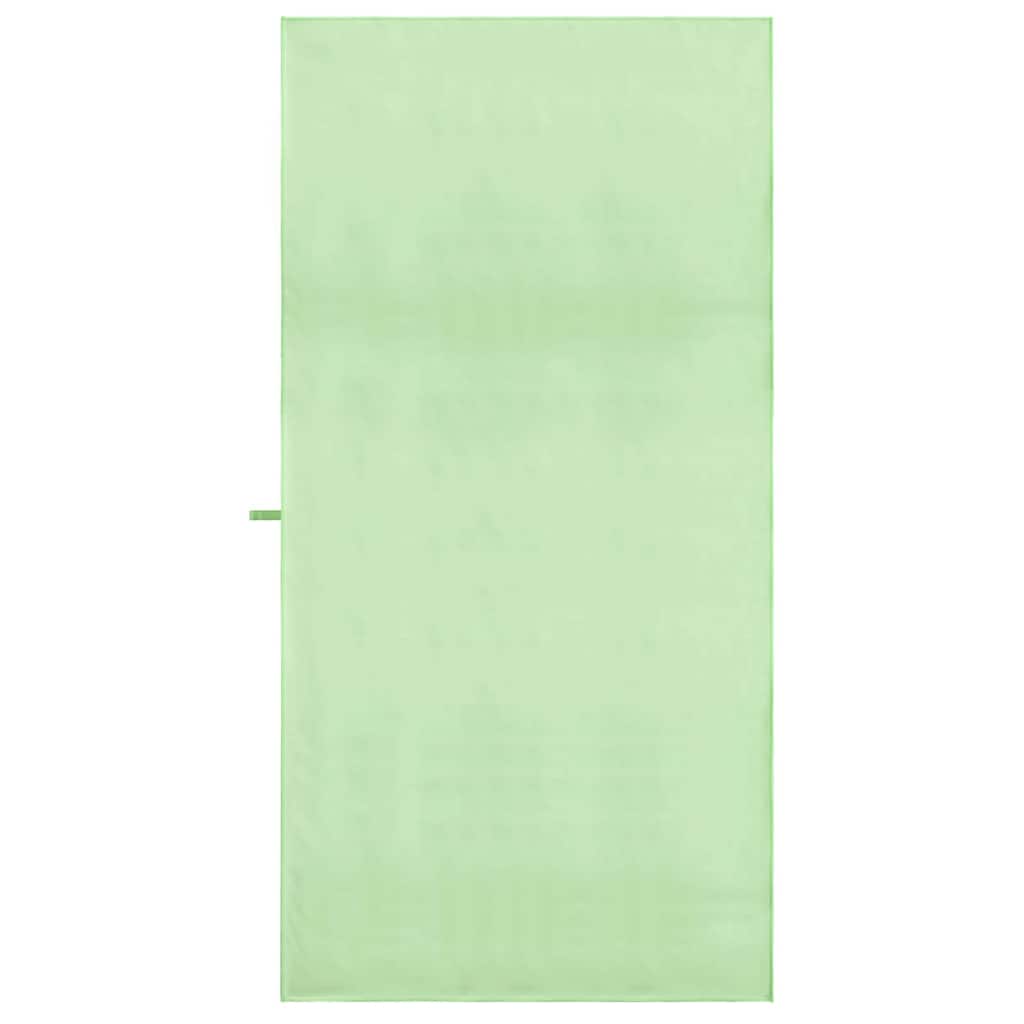 Asciugamani Sportivi 2 pz Verde 180 x 90 cm