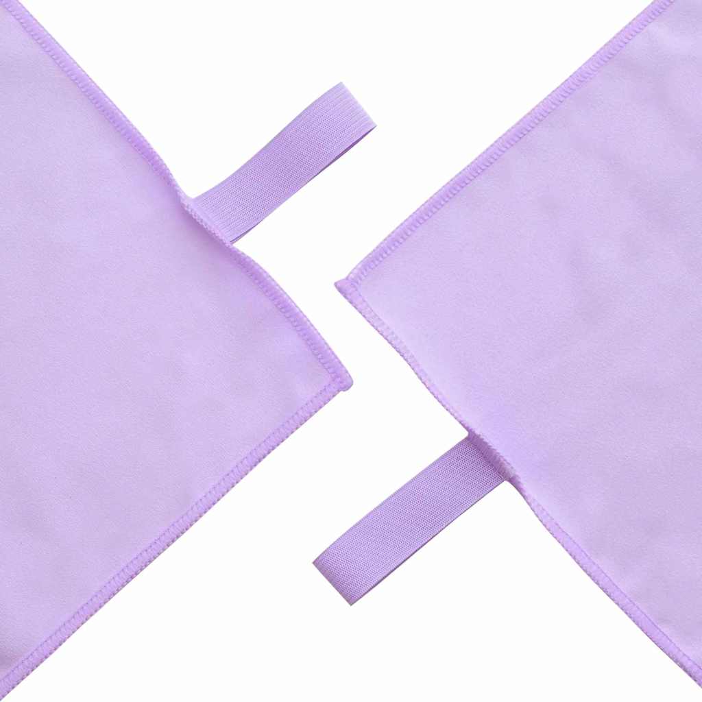 Asciugamani Sportivi 2 pz Viola 50 x 30 cm