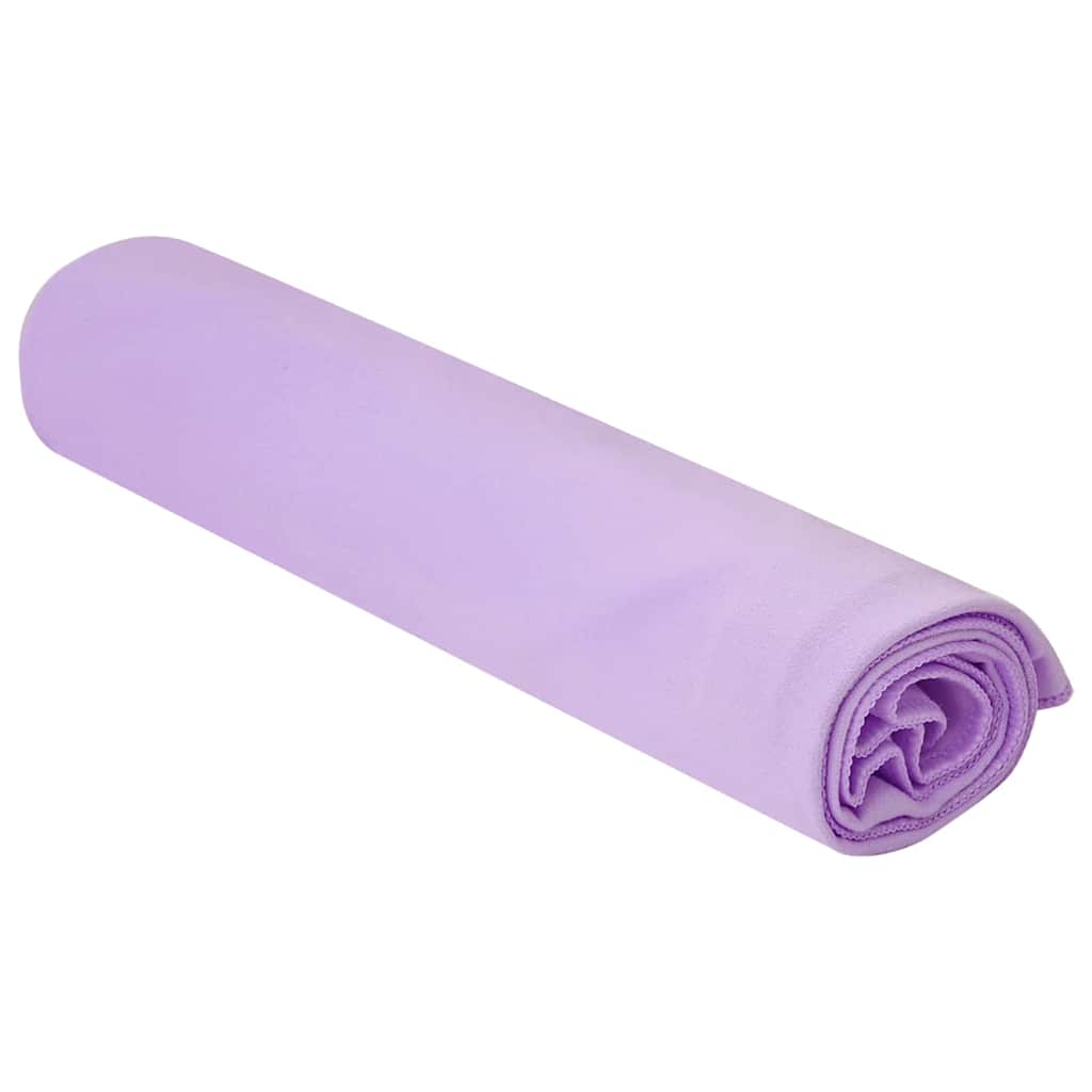 Asciugamani Sportivi 2 pz Viola 100 x 50 cm