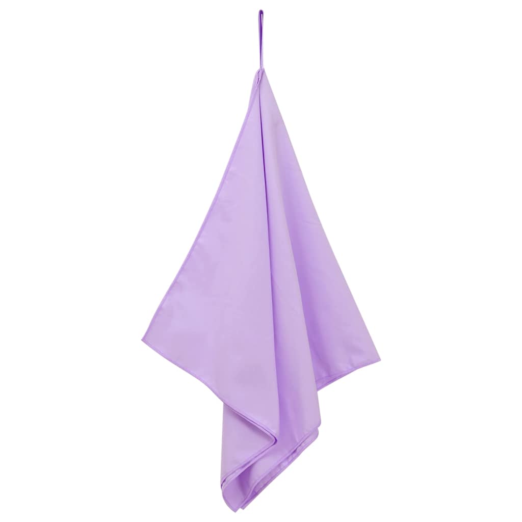 Asciugamani Sportivi 2 pz Viola 100 x 50 cm