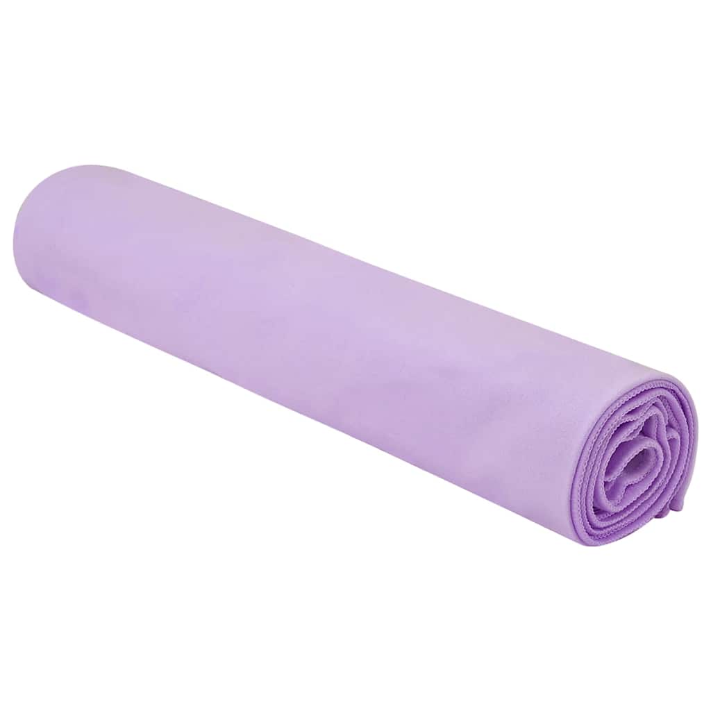 Asciugamani Sportivi 2 pz Viola 140 x 70 cm