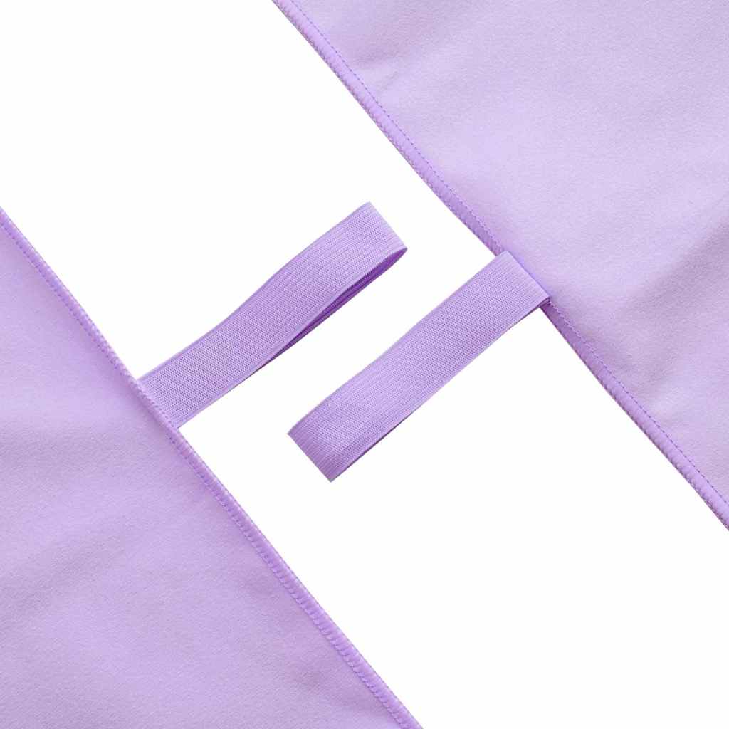 Asciugamani Sportivi 2 pz Viola 200 x 100 cm