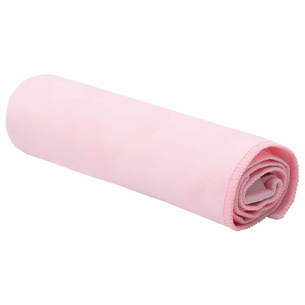 Asciugamani Sportivi 2 pz Rosa 50 x 30 cm