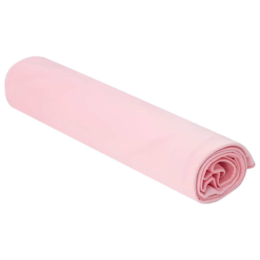 Asciugamani Sportivi 2 pz Rosa 100 x 50 cm
