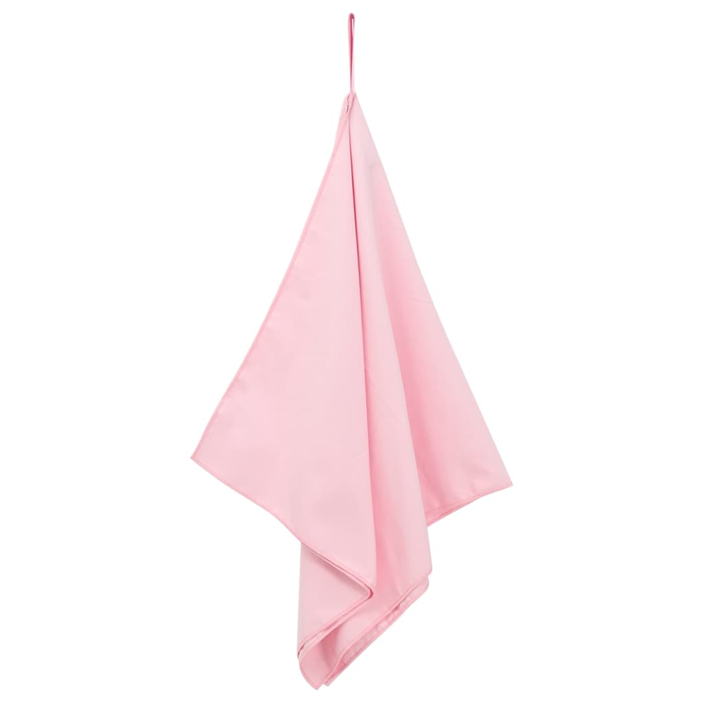 Asciugamani Sportivi 2 pz Rosa 100 x 50 cm
