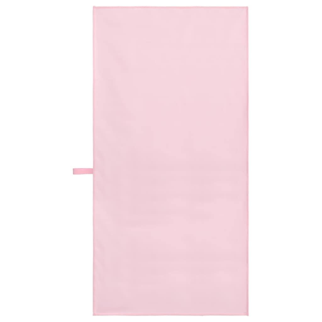 Asciugamani Sportivi 2 pz Rosa 100 x 50 cm