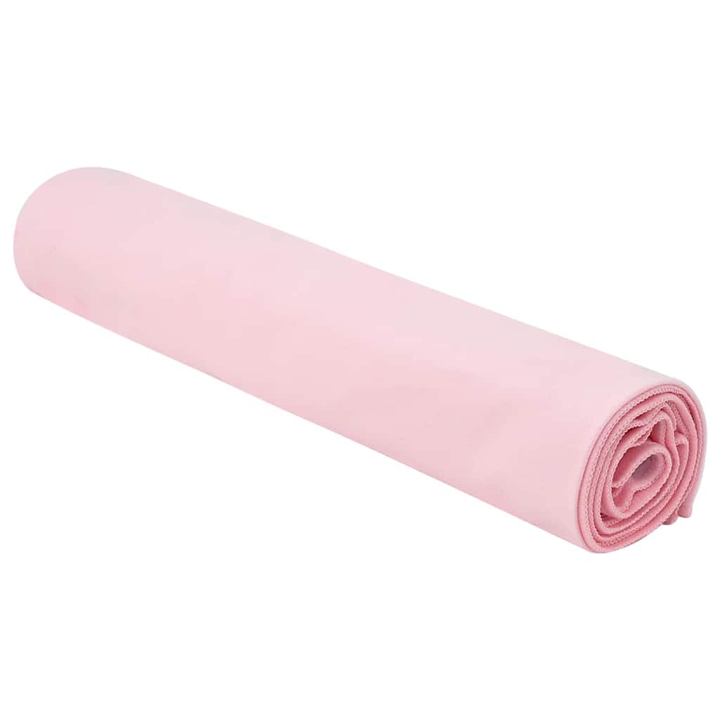 Asciugamani Sportivi 2 pz Rosa 140 x 70 cm