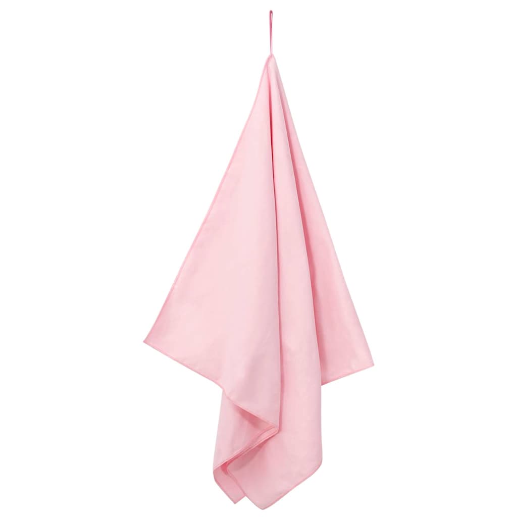Asciugamani Sportivi 2 pz Rosa 140 x 70 cm