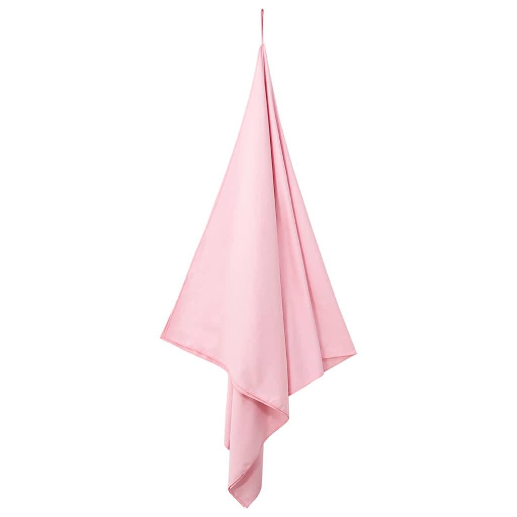 Asciugamani Sportivi 2 pz Rosa 200 x 100 cm