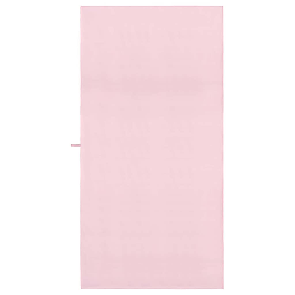 Asciugamani Sportivi 2 pz Rosa 200 x 100 cm