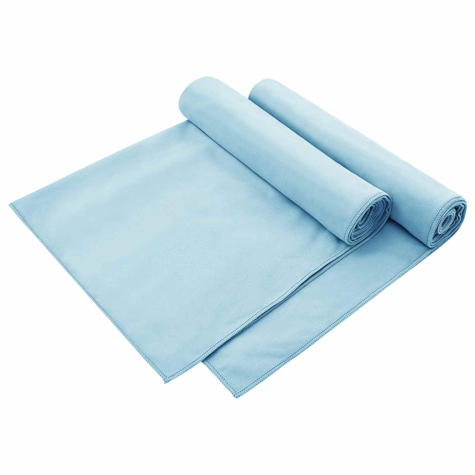 Asciugamani per Sedia Outdoor 2 pz Blu 130 x 60 cm
