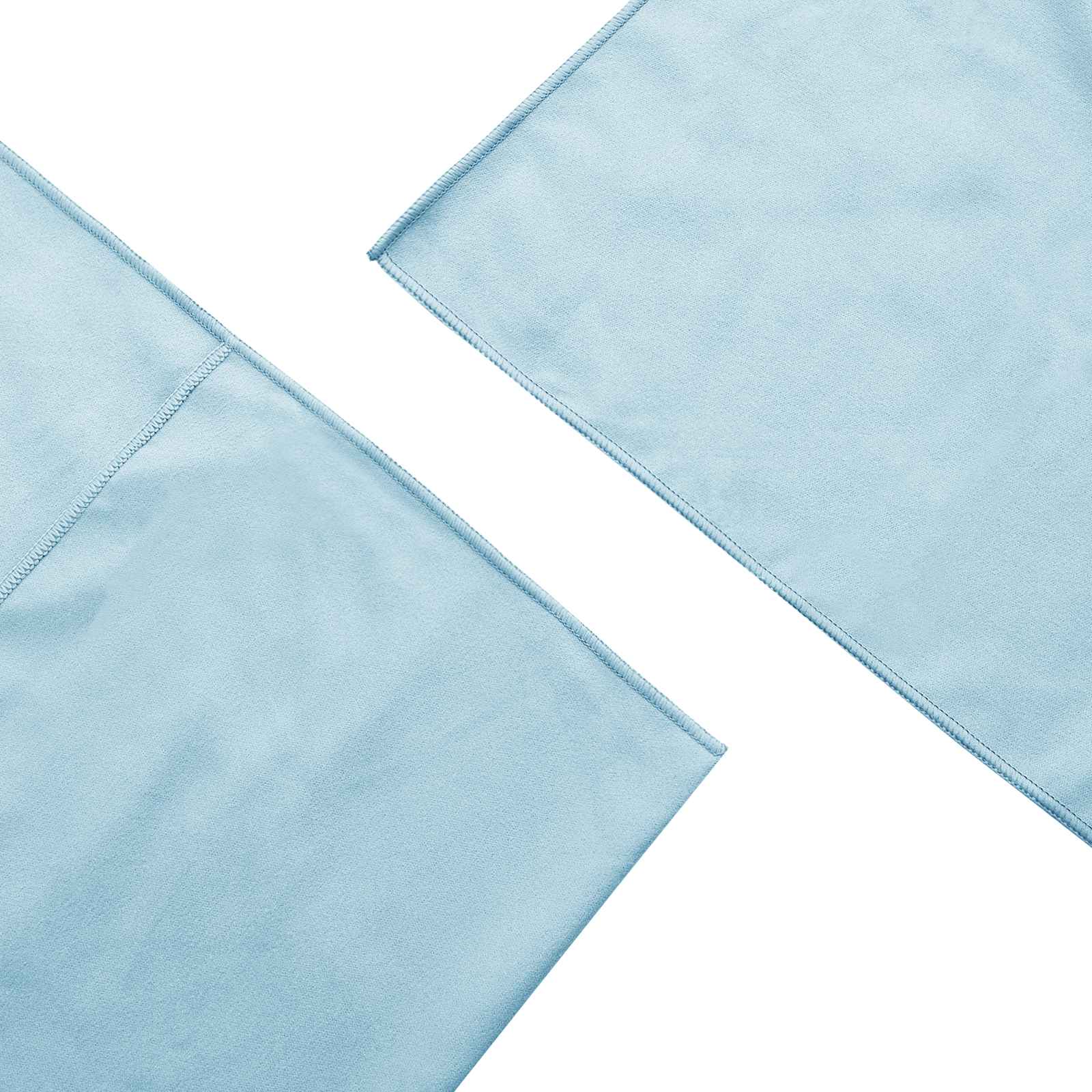 Asciugamani per Sedia Outdoor 2 pz Blu 130 x 60 cm