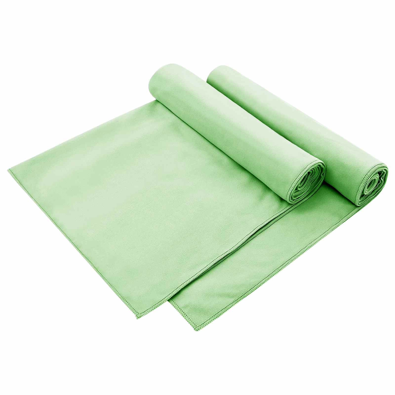 Asciugamani per Sedia Outdoor 2 pz Verde 130 x 60 cm