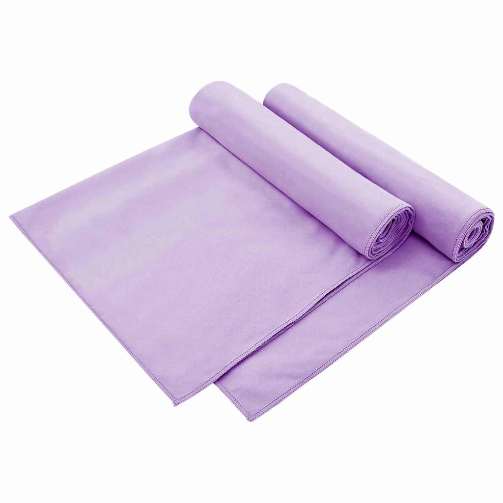 Asciugamani per Sedia Outdoor 2 pz Viola 130 x 60 cm