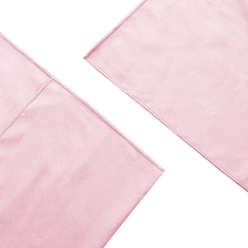Asciugamani per Sedia Outdoor 2 pz Rosa 130 x 60 cm