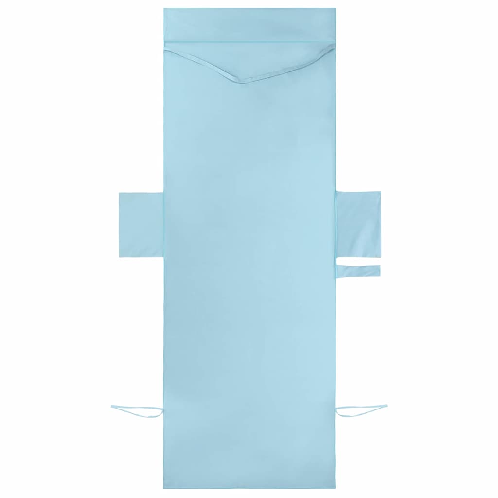 Asciugamani per lettino 2 pz Blu 210 x 75 cm