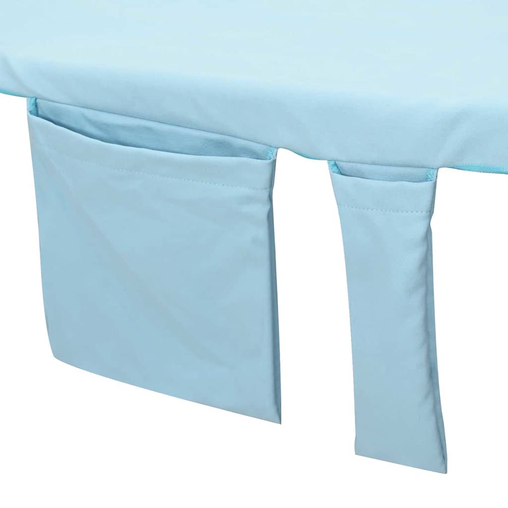 Asciugamani per lettino 2 pz Blu 210 x 75 cm