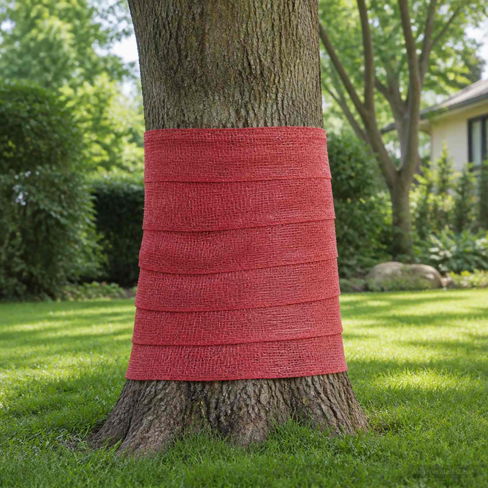 Rotolo di Juta 25 x 1000 cm Rosso