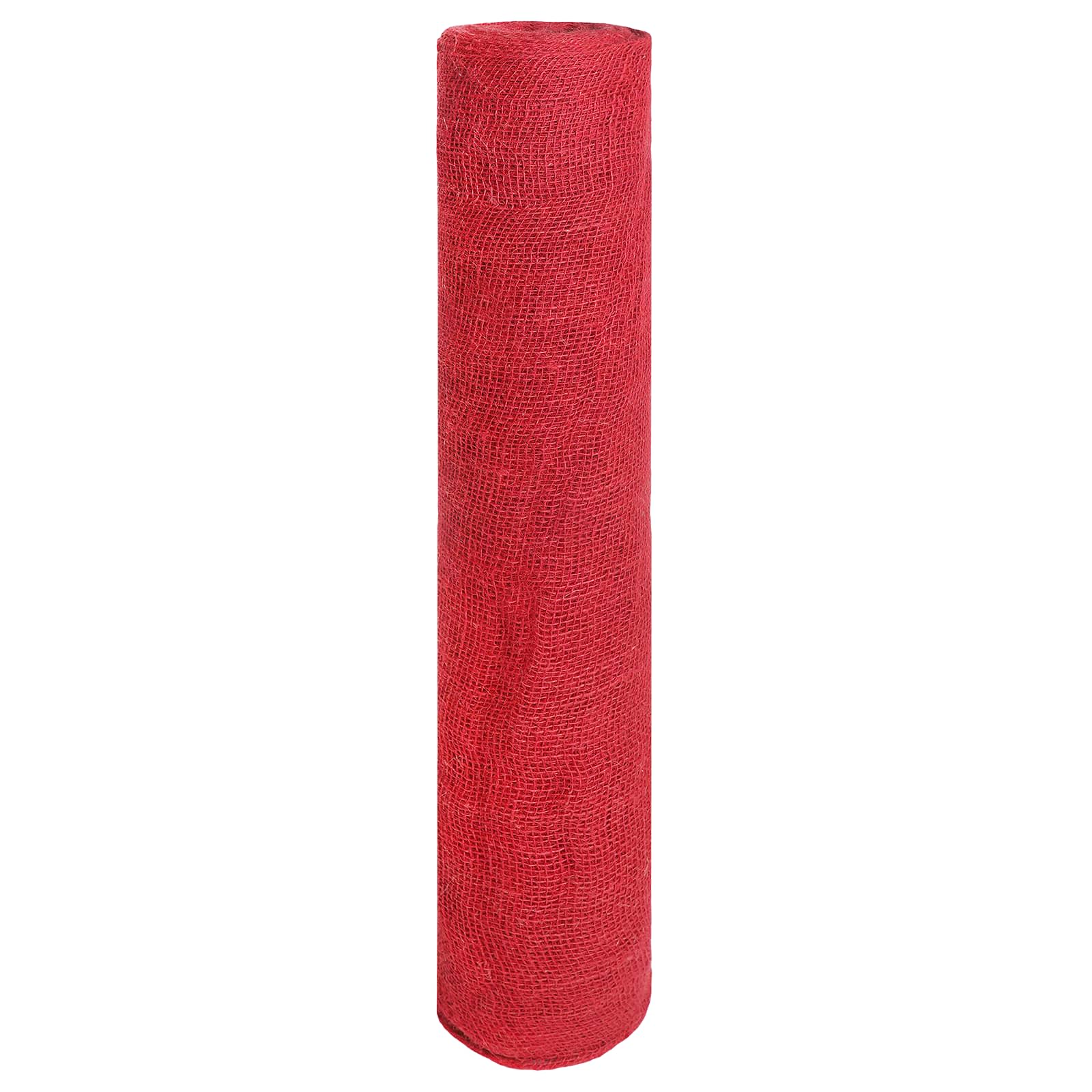 Rotolo di Juta 160 x 1000 cm Rosso