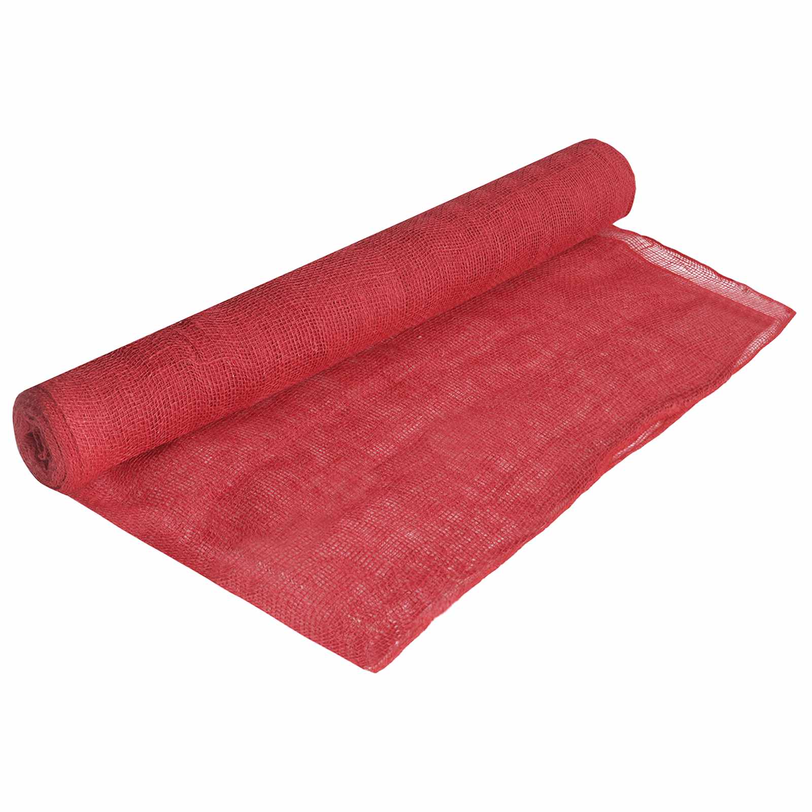 Rotolo di Juta 160 x 1000 cm Rosso