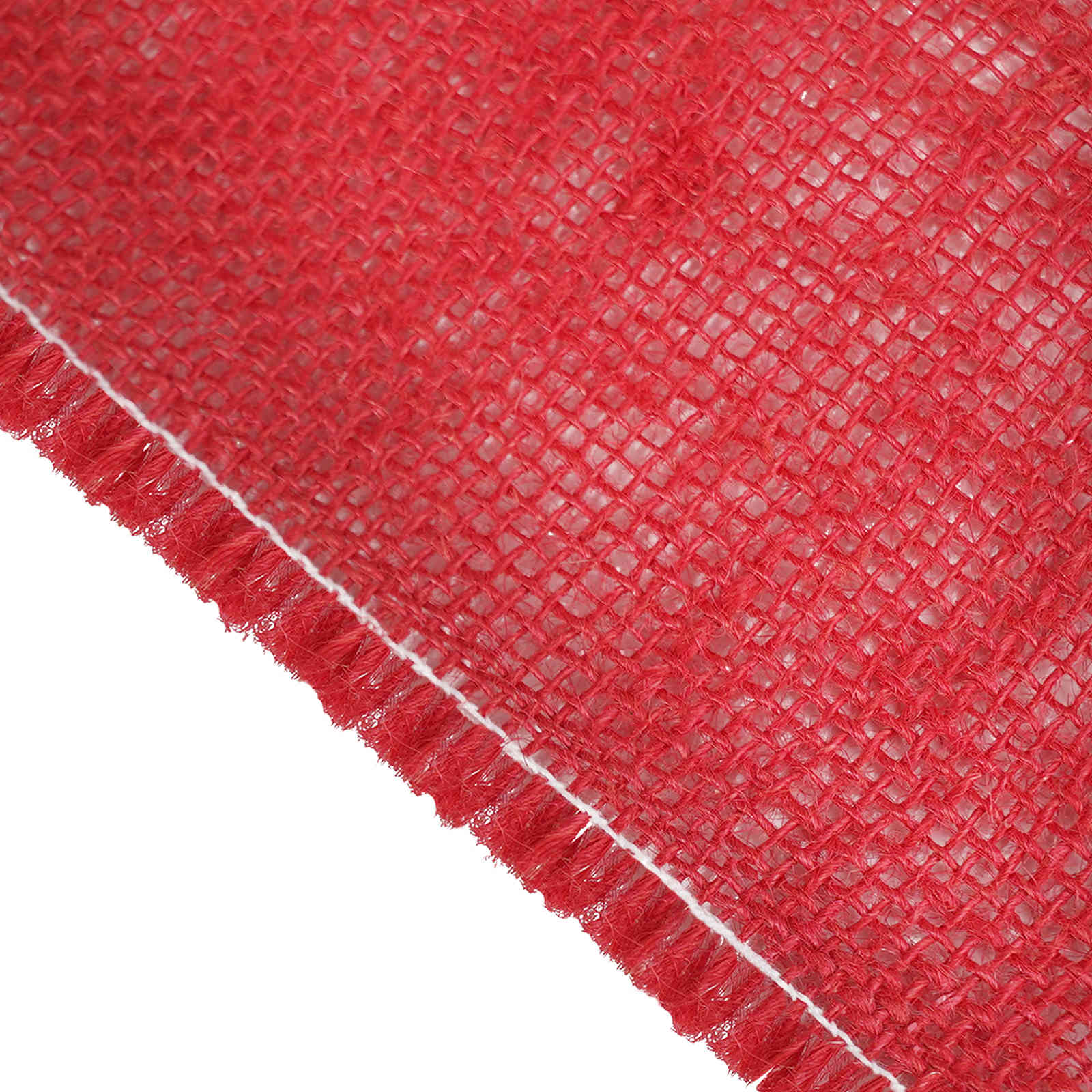 Rotolo di Juta 160 x 1500 cm Rosso