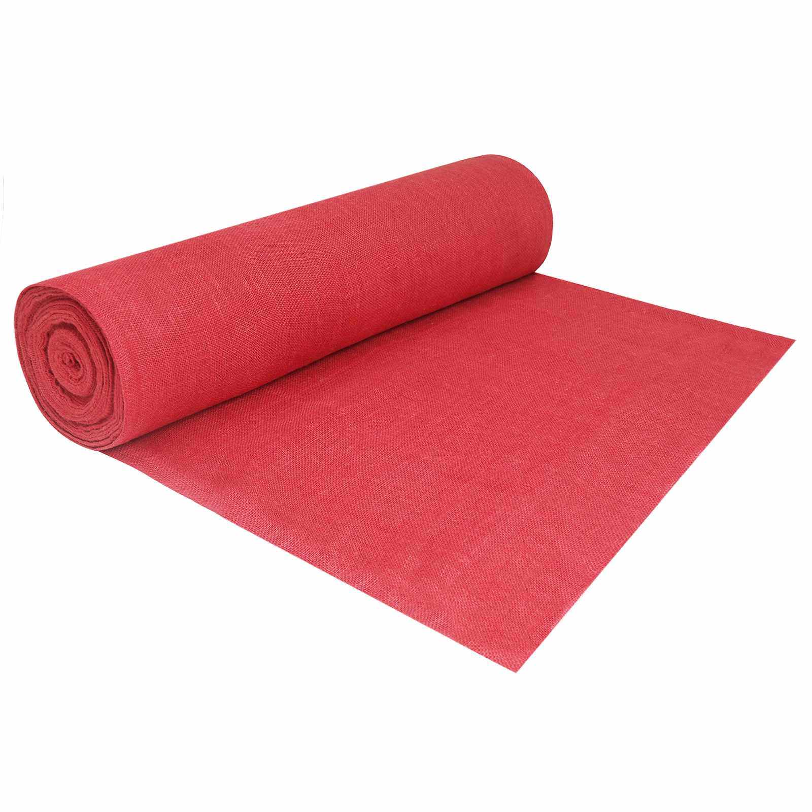 Rotolo di Juta 200 x 1000 cm Rosso