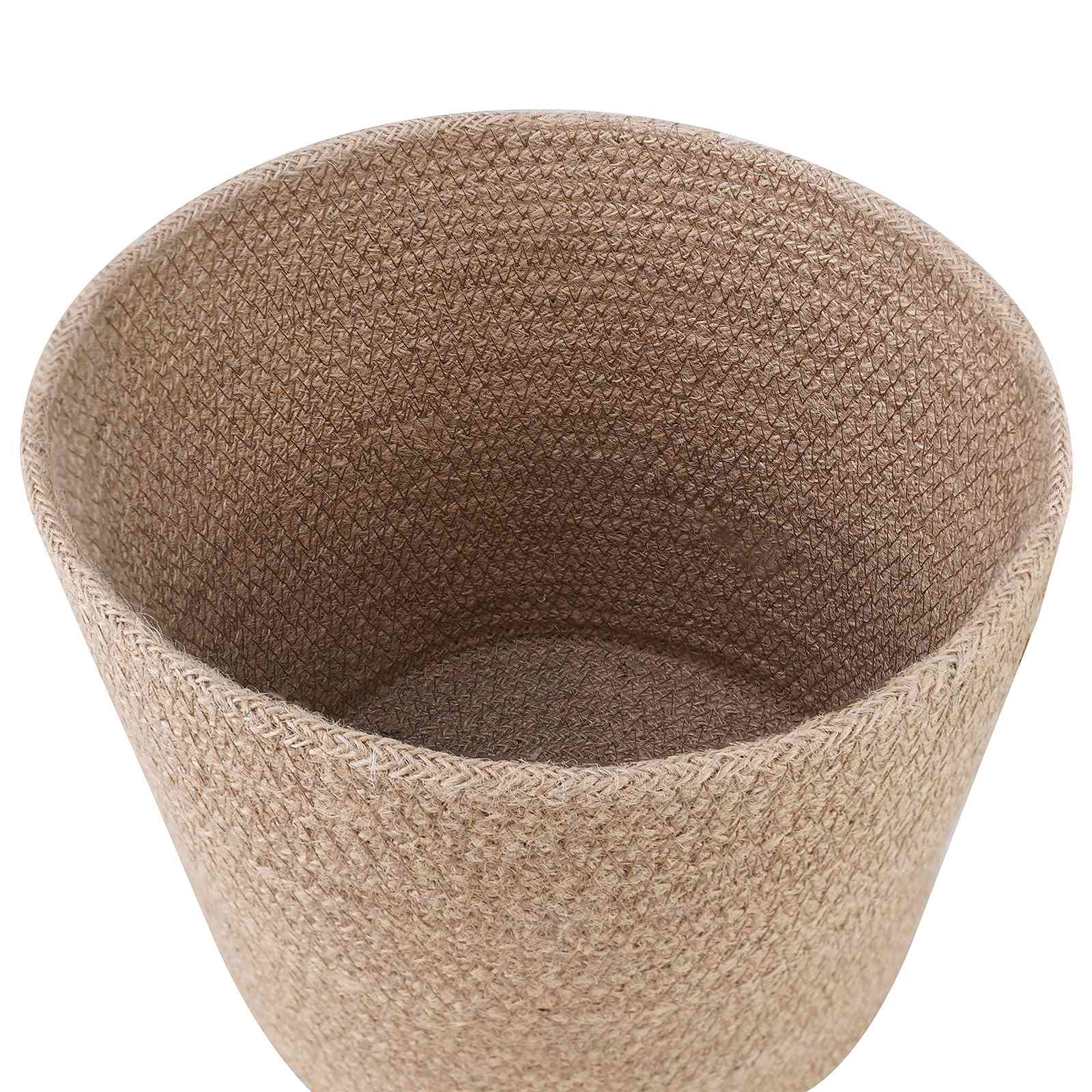 Set di Vasi per Piante 2 pz Naturale Ø 28 x 28 cm