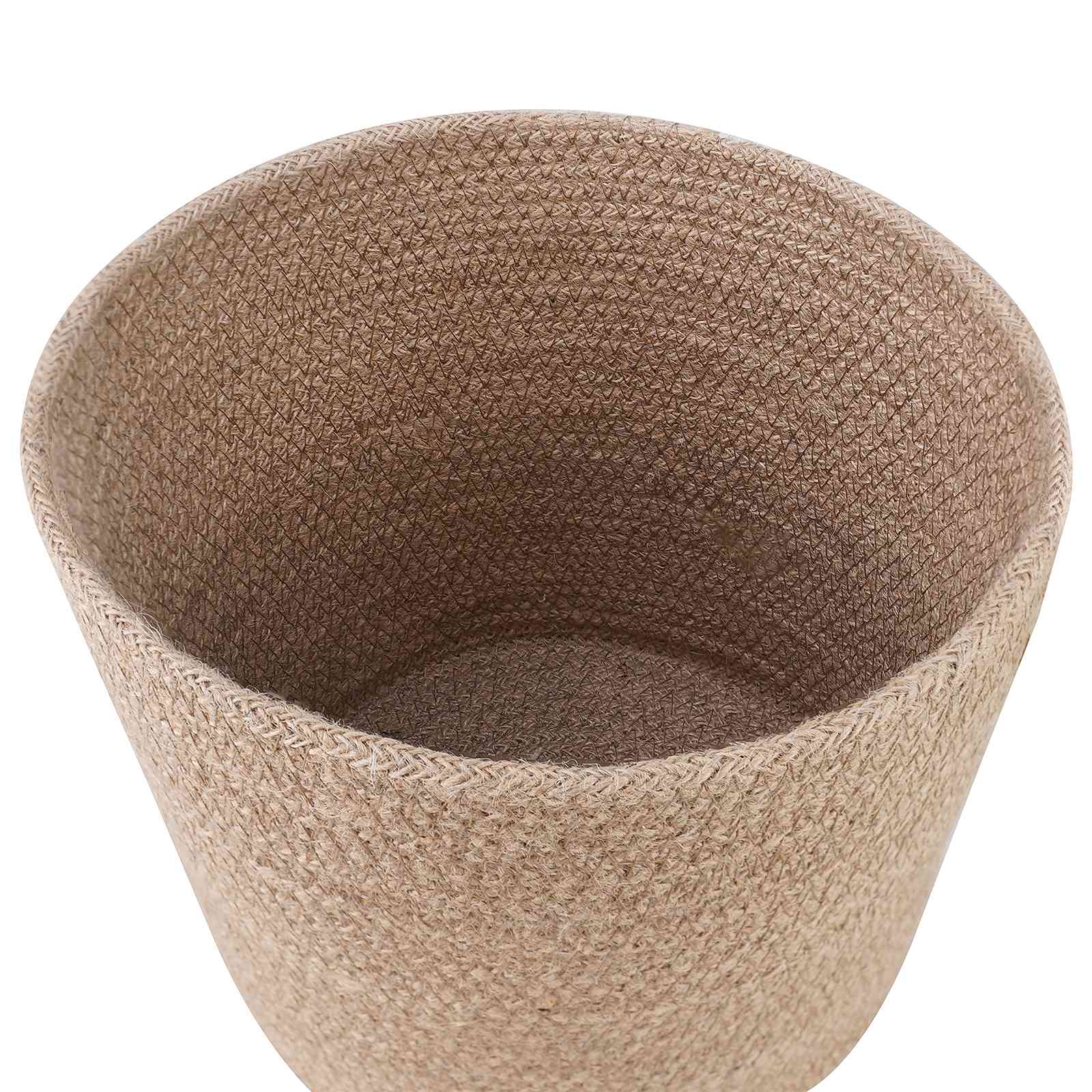Set di Vasi per Piante 2 pz Naturale Ø 21 x 21 cm