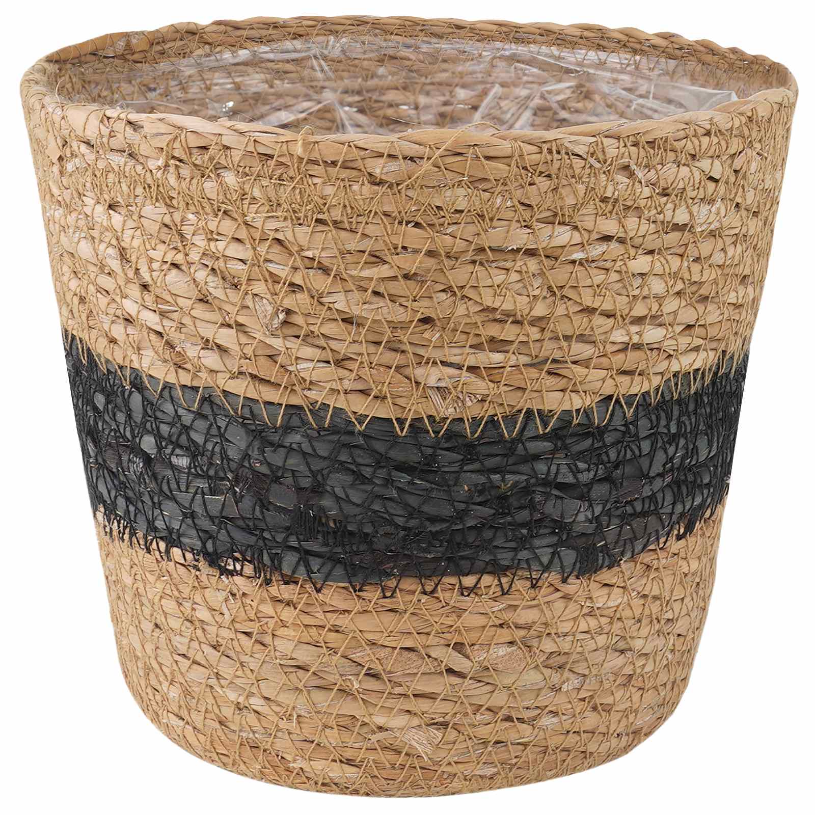 3 pz Naturale e Nero Ø26 x 19 cm 100% Erba marina