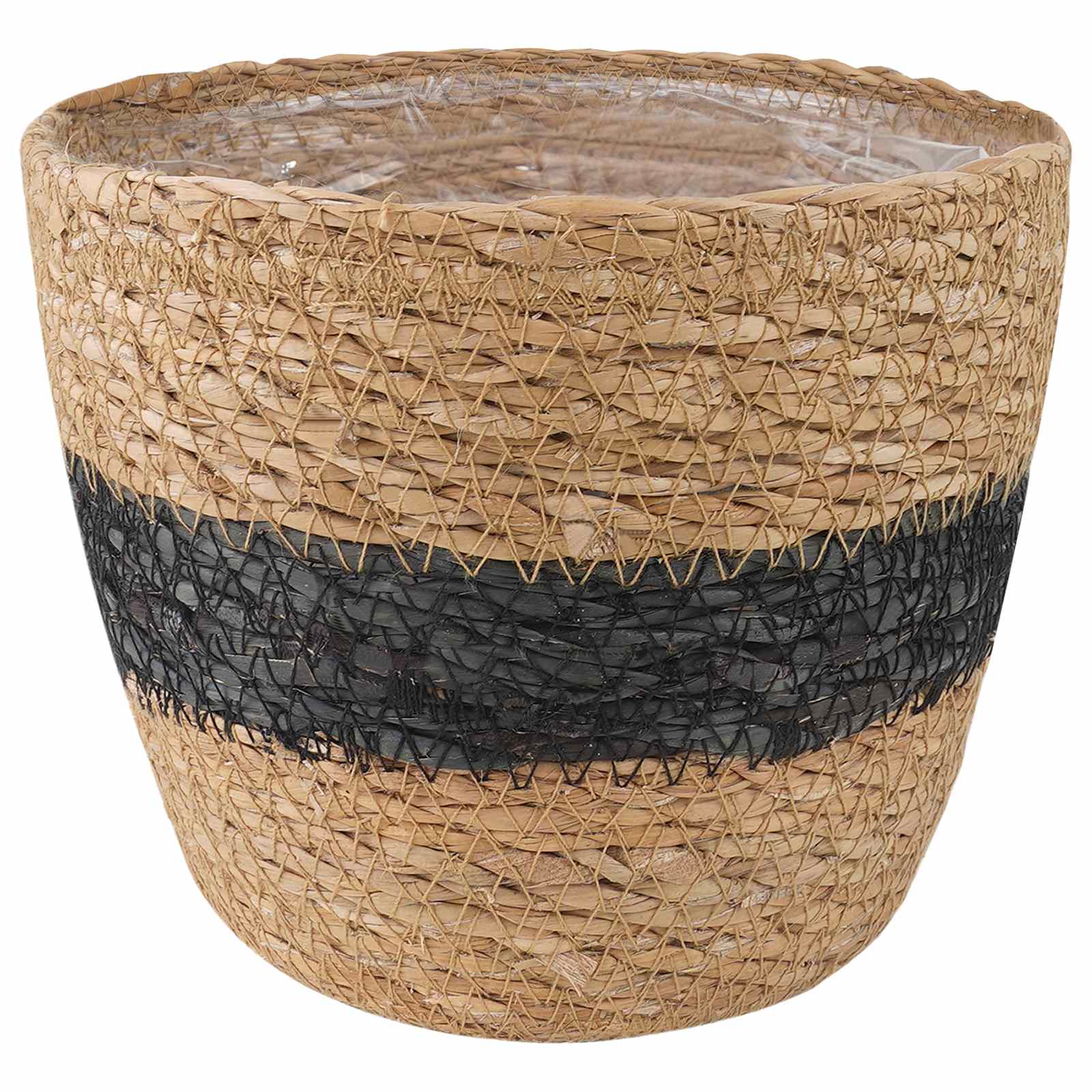 3 pz Naturale e Nero Ø26 x 19 cm 100% Erba marina