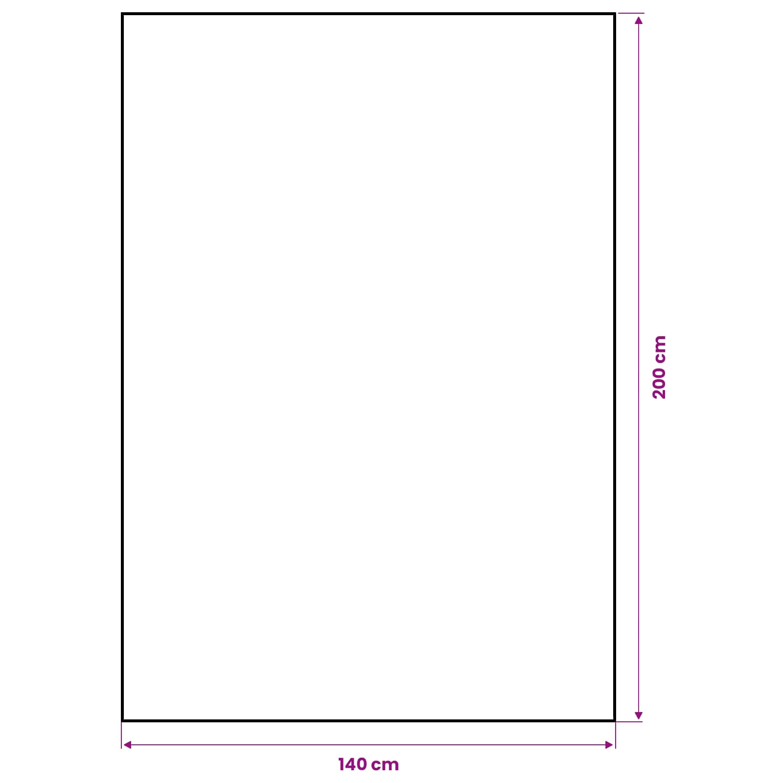 Tovaglia in juta Naturale 140 x 200 cm 100% Juta Tossa