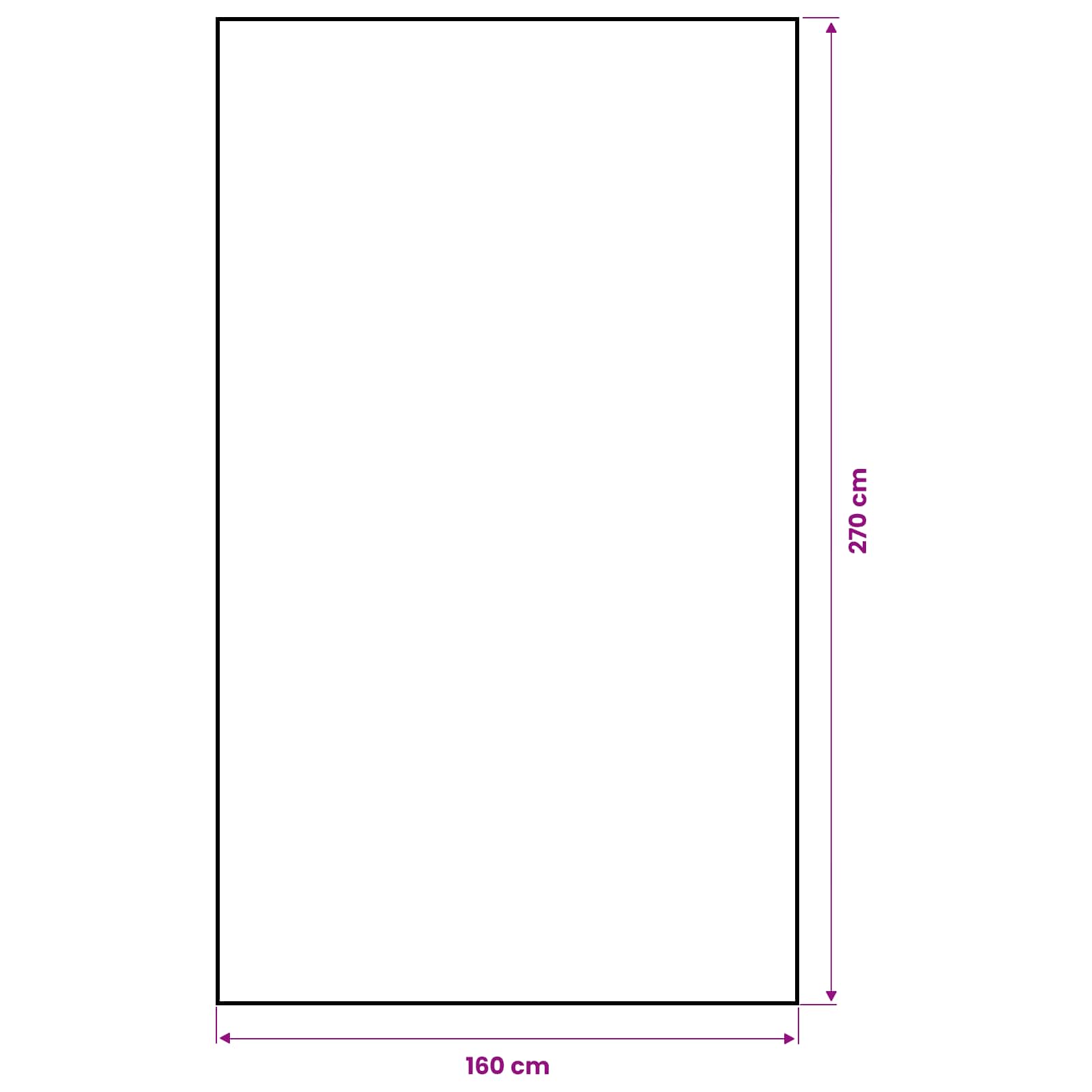 Tovaglia in juta Naturale 160 x 270 cm 100% Juta Tossa