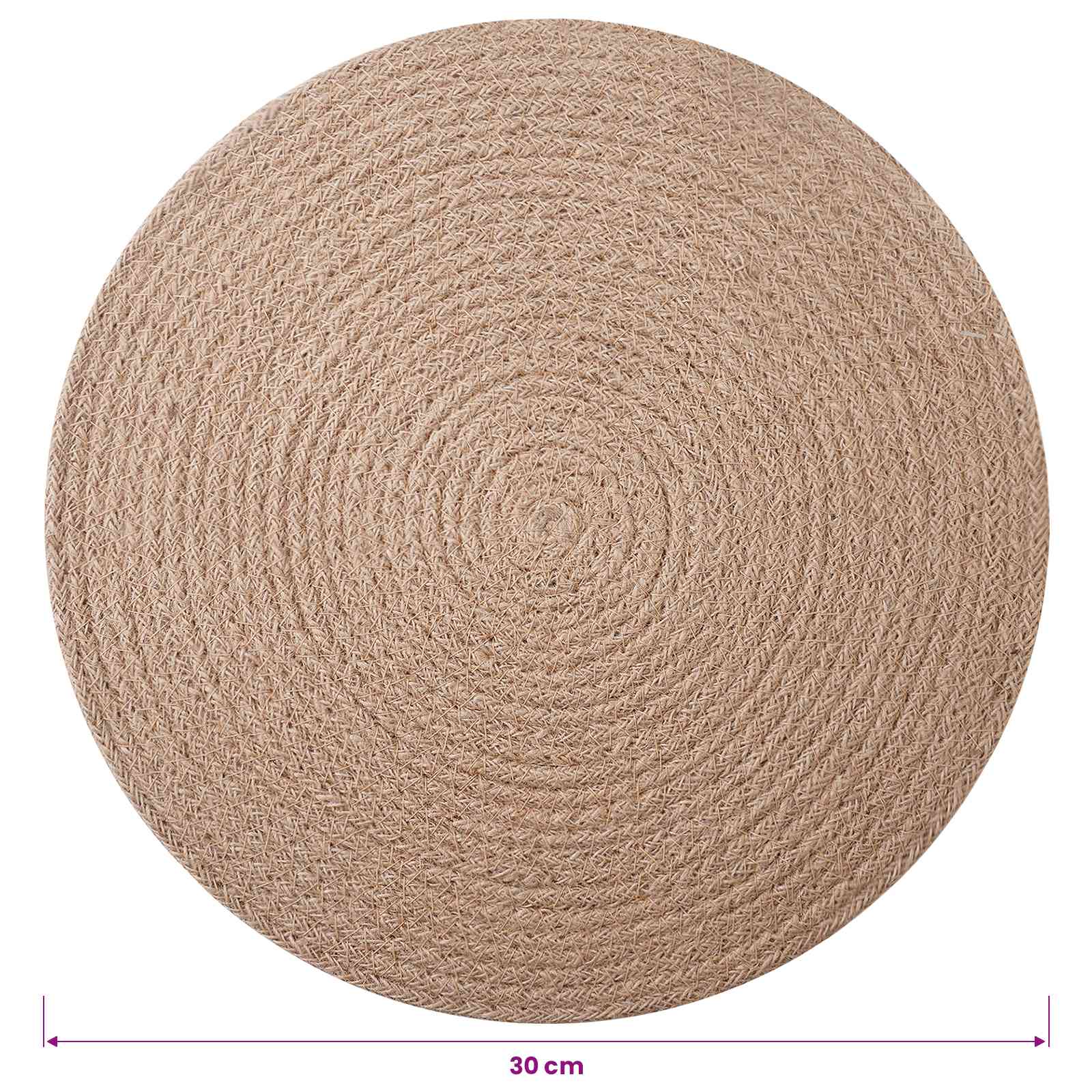 Sottobicchieri in juta 12 pz Naturale 100% Juta Tossa